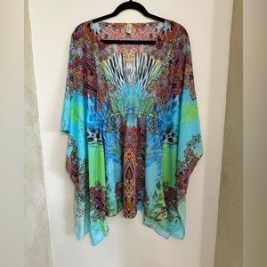 Luli Fama swim cover up dress short size small